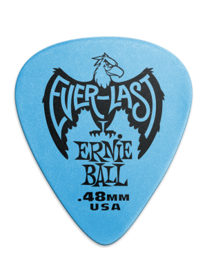 Everlast Picks - 0.48mm Blue - 12 Pack