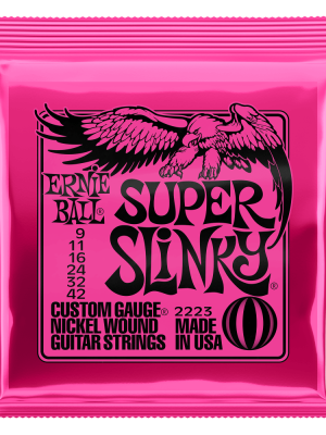 Ernie Ball 2223 Super Slinky Electric Guitar Strings - .009-.042
