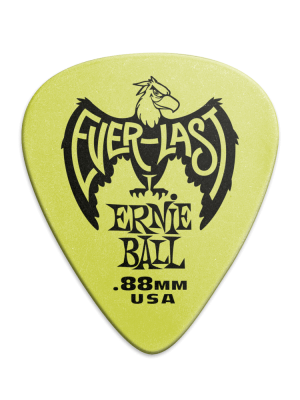 Everlast Picks - 0.88mm Green - 12 Pack