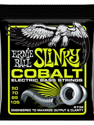 Regular Slinky Cobalt Electric Bass Strings 50-105 Gauge