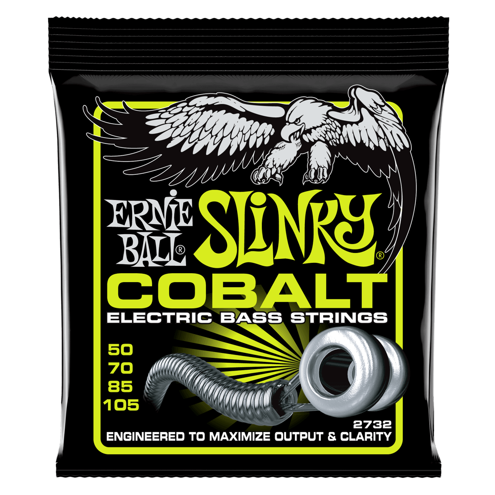 Regular Slinky Cobalt Electric Bass Strings 50-105 Gauge