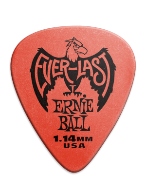 Everlast Picks - 1.14mm Red - 12 Pack