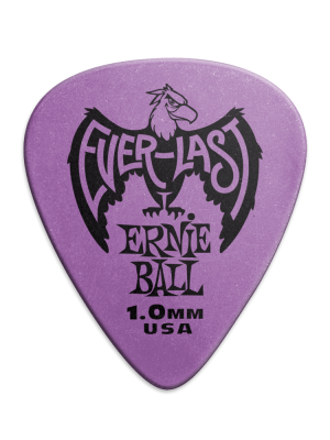 Everlast Picks - 1.0mm Purple - 12 Pack