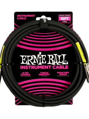 Classic Instrument Cable Straight/Straight 15ft - Black