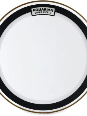 Aquarian Superkick II Clear Bass Drumhead - 22 inches