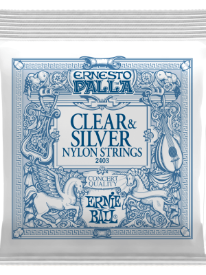 Ernesto Palla Nylon Classical Guitar Strings - Clear & Silver
